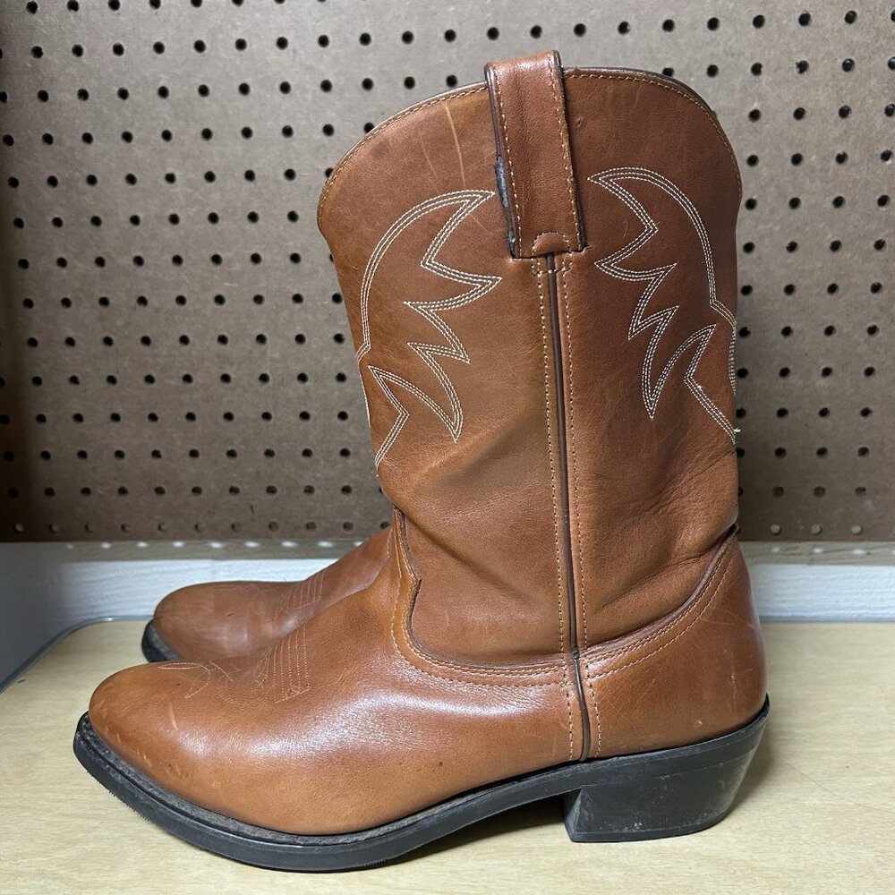 Durango TR762 Oiled Peanut Brown Leather Western/ Cowboy Boots SIZE 12 EE
